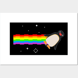 Pingu Nyan Cat Posters and Art